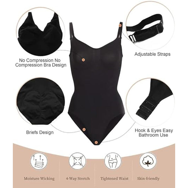 🎀💃 Nahtloser Bauchweg-Bodysuit | Sofort straffe Taille & Ganzkörperformung | Atmungsaktive, unsichtbare Shapewear für Kleider & den Alltag 🌟 #BodyConfidence #ShapewearGoals