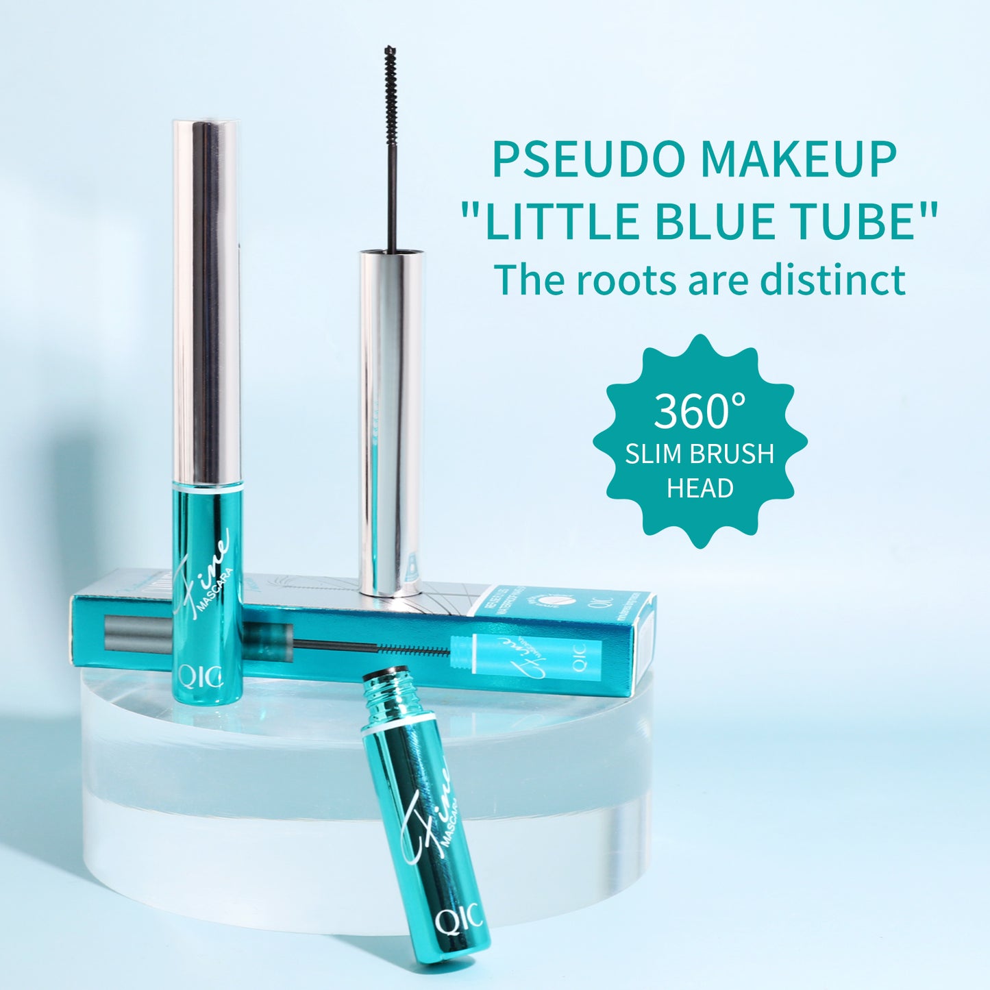 4D Slim Curling Mascara ✨ Mikro-Silikonbürste für klumpenfreies Lifting! 💦 24 Stunden wasserfest & verschmiert nicht 🌟 Perfekt für empfindliche Augen! #MicroBrushesMascara #NoClumpMascara #4DLashes