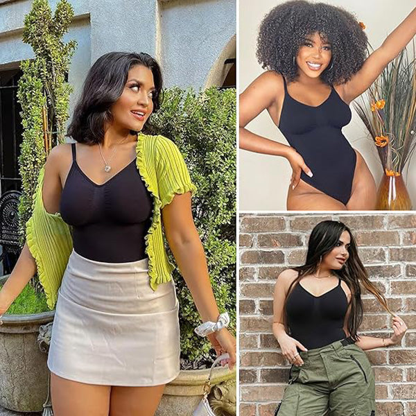 🎀💃 Nahtloser Bauchweg-Bodysuit | Sofort straffe Taille & Ganzkörperformung | Atmungsaktive, unsichtbare Shapewear für Kleider & den Alltag 🌟 #BodyConfidence #ShapewearGoals