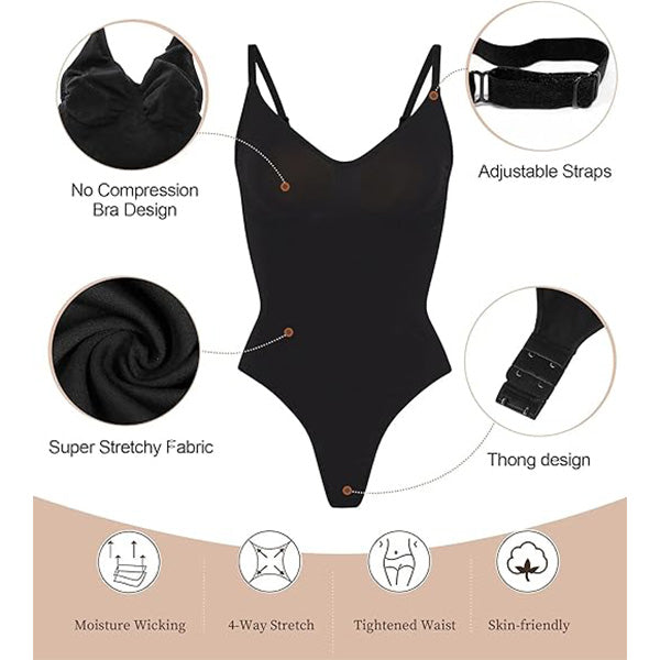 🎀💃 Nahtloser Bauchweg-Bodysuit | Sofort straffe Taille & Ganzkörperformung | Atmungsaktive, unsichtbare Shapewear für Kleider & den Alltag 🌟 #BodyConfidence #ShapewearGoals