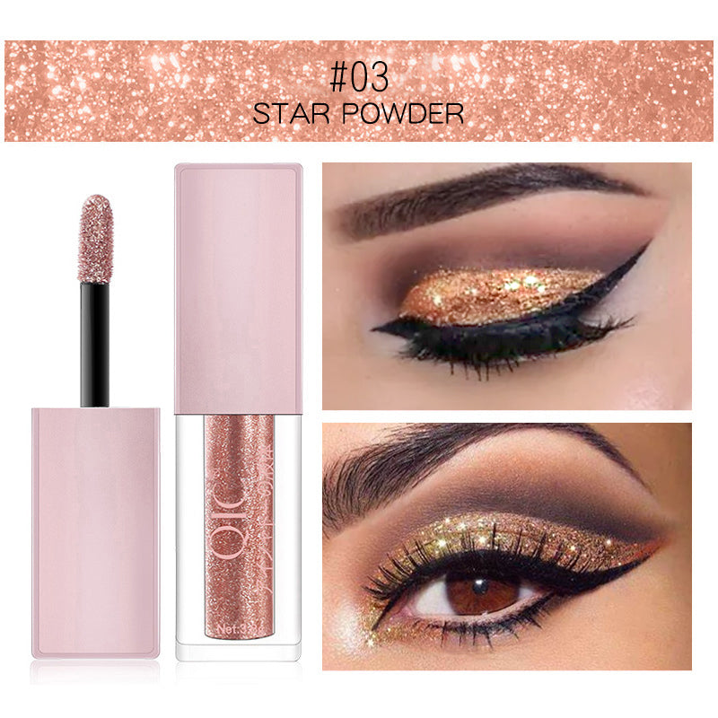 DISCO BALL EYES IN 1 SWIPE 💎 | 24HR STROBE LIQUID EYESHADOW THAT LASTS THROUGH TEARS 💦 + PARTY SWEAT 🎉 | FOOLPROOF GLOW FOR LAZY GIRL ERA ✨ #QiniCaiGlitch