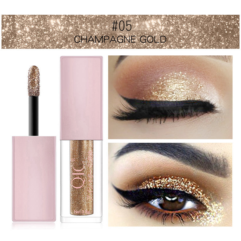 DISCO BALL EYES IN 1 SWIPE 💎 | 24HR STROBE LIQUID EYESHADOW THAT LASTS THROUGH TEARS 💦 + PARTY SWEAT 🎉 | FOOLPROOF GLOW FOR LAZY GIRL ERA ✨ #QiniCaiGlitch