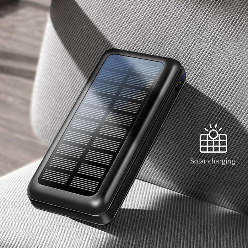 🔥Solar Charger 2025 | 30000mAh 3X Faster Solar Power Bank! 2 USB Ports & High-Speed Panel - Portable Solar Charger for iPhone/Android⚡ Outdoor Camping & Emergency Must-Have!