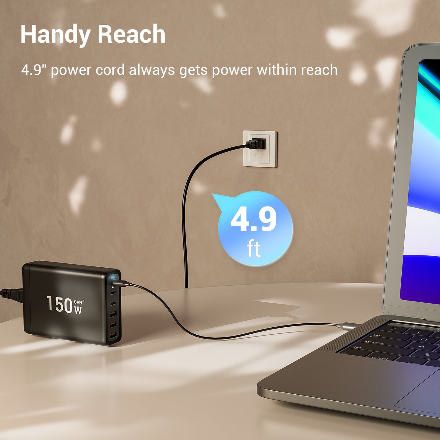 ⚡ 150W 6-Port GaN3 USB-C Fast Charging Station | 3x SuperSpeed for MacBook, iPad, iPhone 16/15/14/13, Galaxy & Pixel | Ultimate Power Hub for Home/Travel! 🔌 #FastCharger #TechGadgets