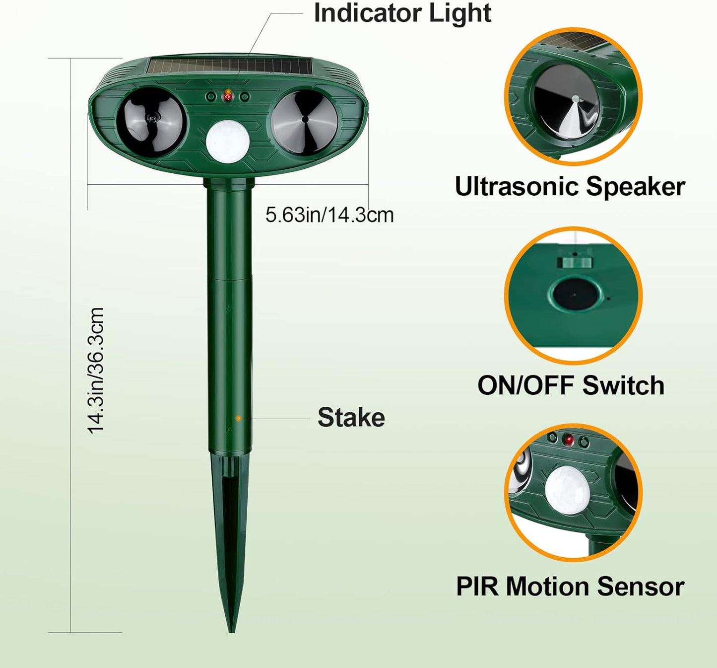 🔥Solar Animal Terminator⚡ 360° Motion-Activated Defense✨ 12-in-1 Pest Force🌿 Waterproof & Night Vision🌙 TikTok's #1 Garden Guard