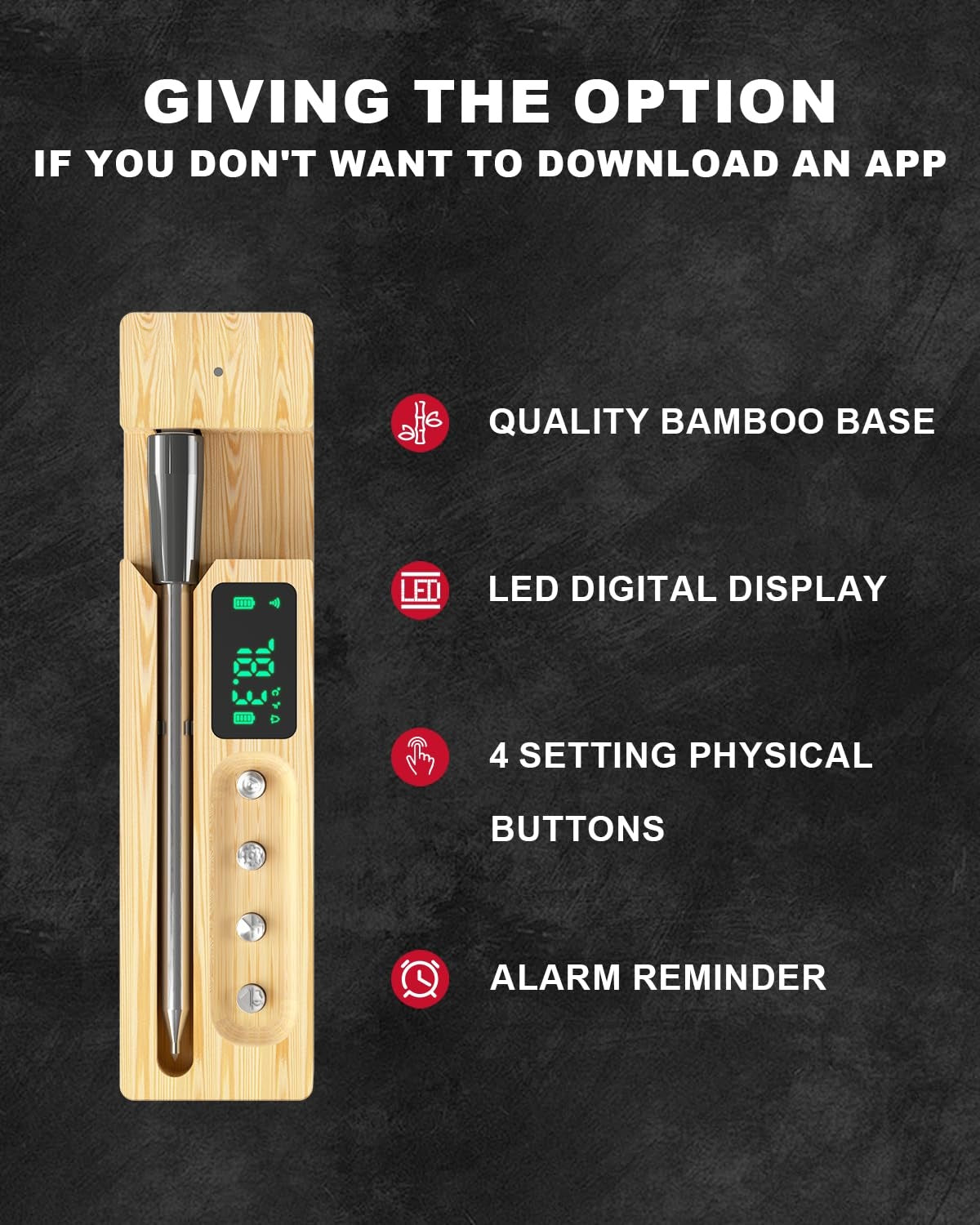 🔥Ultimate Grill Commander💥 730ft Smart Range⚡ IP68 Waterproof✨ 10-in-1 App Control🌪️ Bamboo Charging Dock | TikTok's #1 BBQ Hero