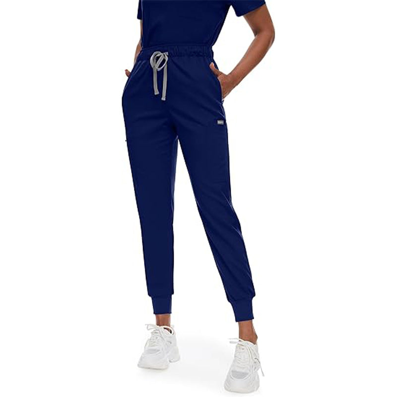 💊 3-Piece Medical Scrub Set with V-Neck Top & Yoga Joggers | 8hr ComfortFlex⚡【Nurse Pro Essentials】Anti-Wrinkle & Moisture-Wicking Uniform for Hospital/Clinic Shifts