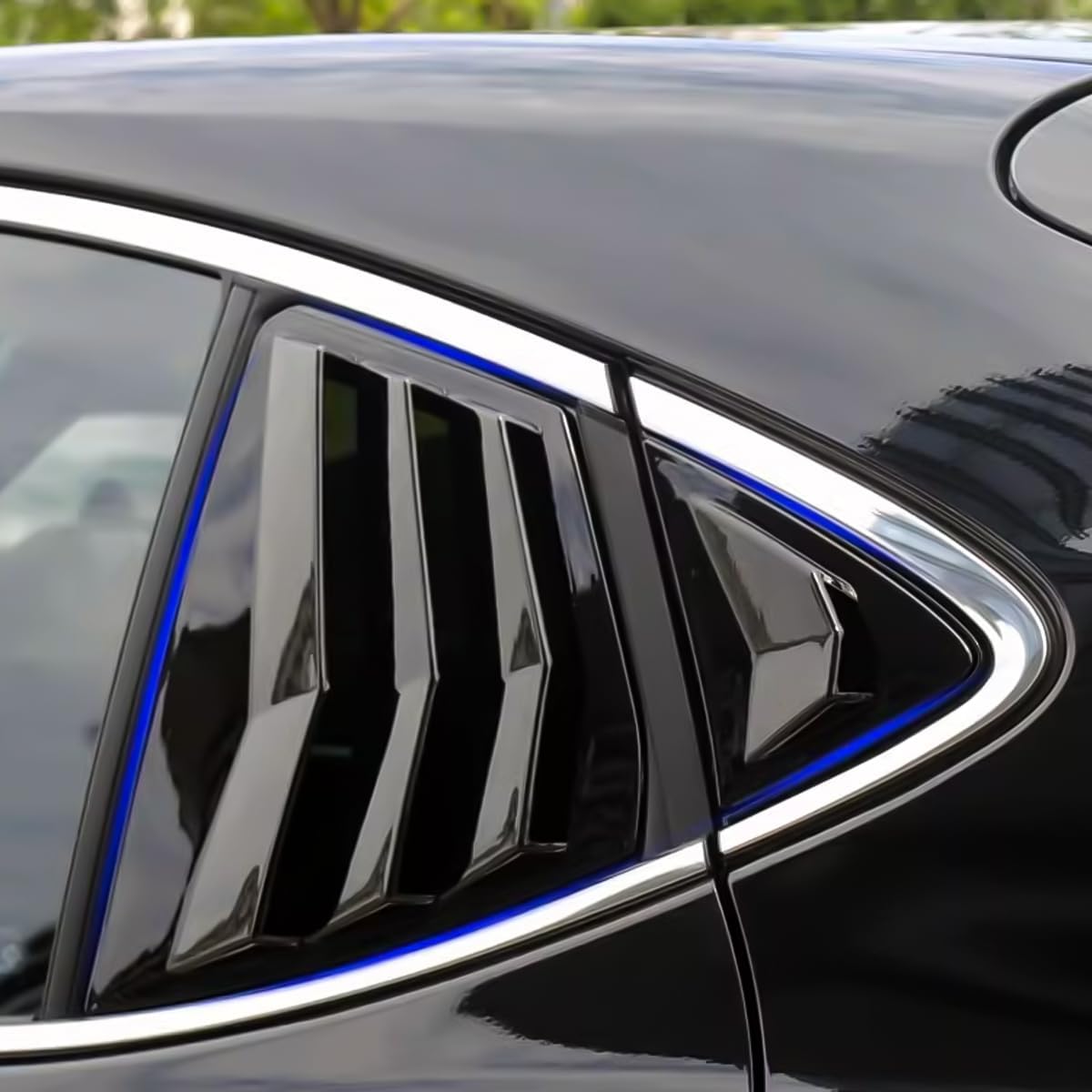 🔥🚗 Window Louvers for Toyota Camry 9th Gen 2025-2026 | Racing Style⚡ABS Sport Trim⚡【4PCS Full Kit】Front/Side Air Vent Scoop Covers - Sleek Exterior Upgrade (No-Drill 5Min Install)