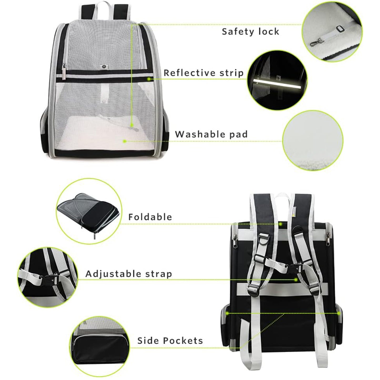 🔥 **#1 Bubble Pet Backpack!** Traveler-Designed Carrier⚡360° Airflow Windows🐾Comfy for Cats/Dogs【TikTok's Pet Travel Obsession】
