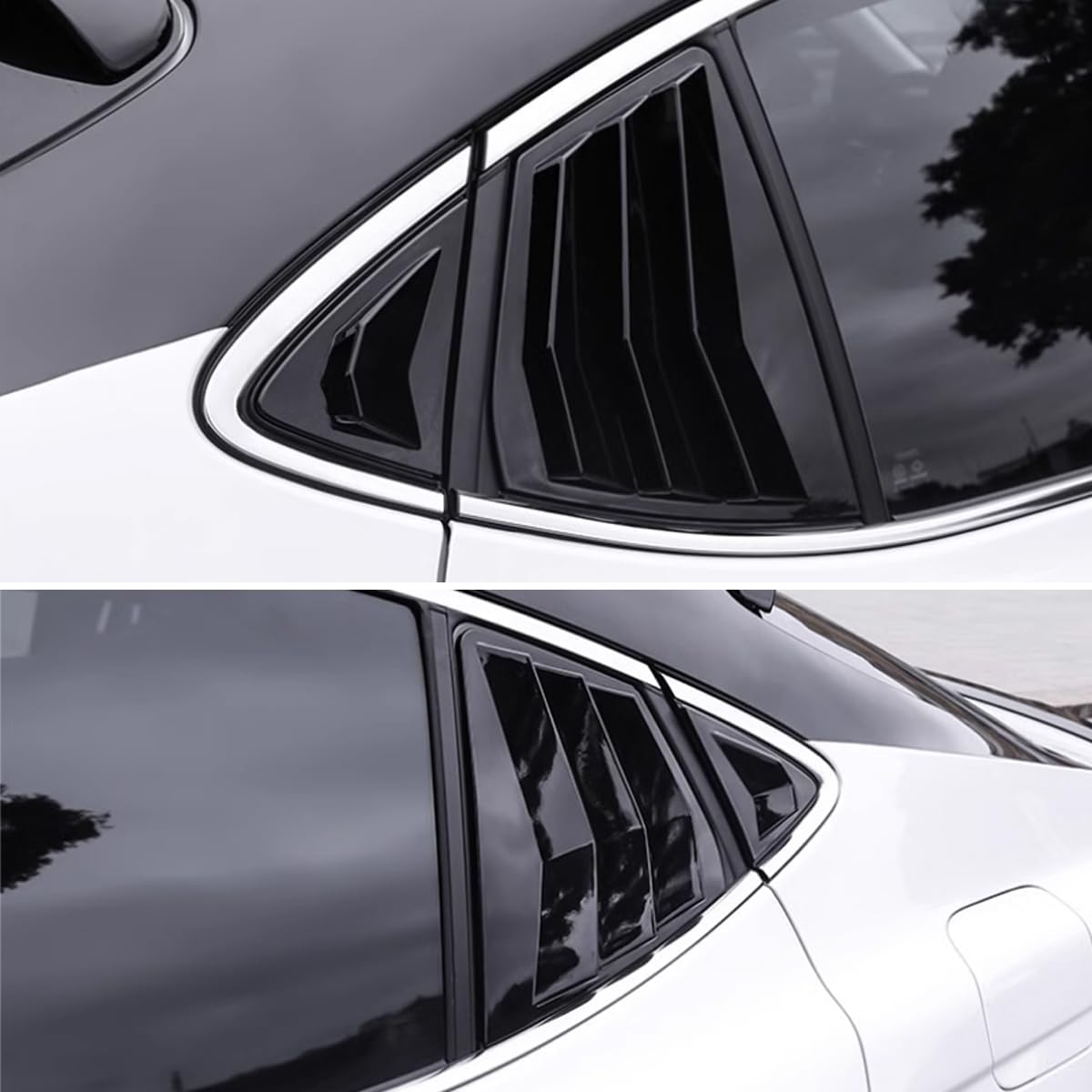 🔥🚗 Window Louvers for Toyota Camry 9th Gen 2025-2026 | Racing Style⚡ABS Sport Trim⚡【4PCS Full Kit】Front/Side Air Vent Scoop Covers - Sleek Exterior Upgrade (No-Drill 5Min Install)