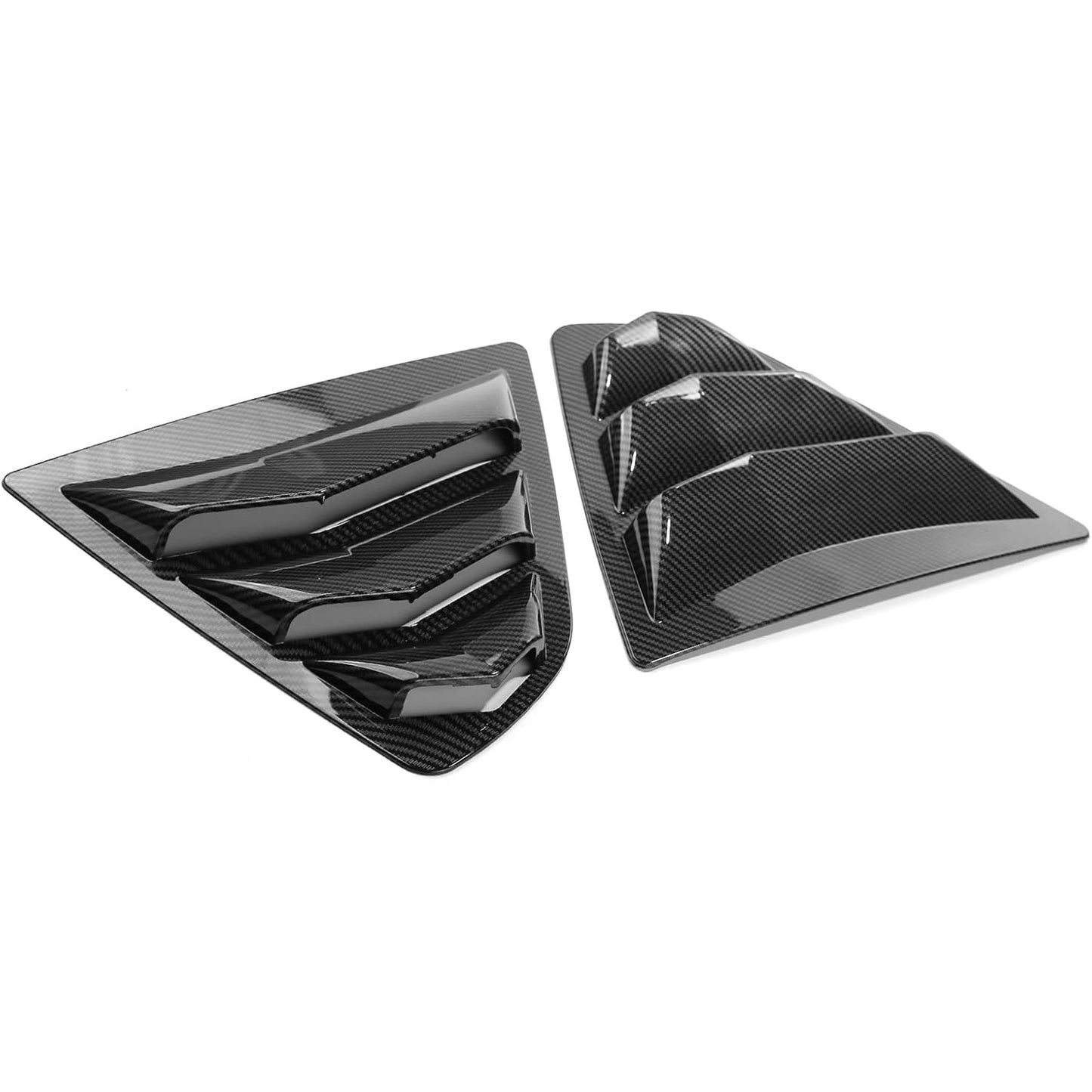🔥🚗 Rear Window Louvers for Toyota Camry 2018-2024 | 2PC Sporty Set⚡ABS Air Vent Covers⚡【Side Scoop Kit】Exterior Trim Blinds & Shades - No-Drill 5-Min Install