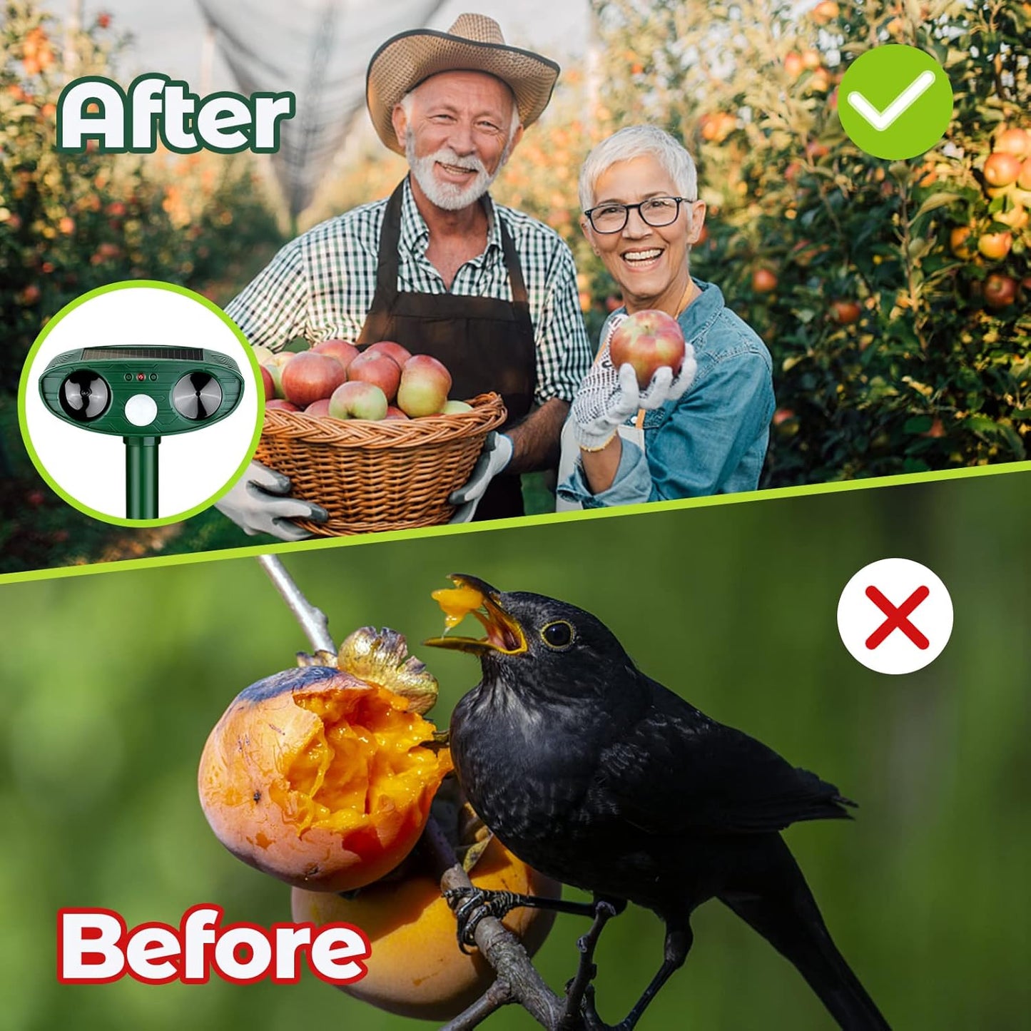 🔥Solar Animal Terminator⚡ 360° Motion-Activated Defense✨ 12-in-1 Pest Force🌿 Waterproof & Night Vision🌙 TikTok's #1 Garden Guard