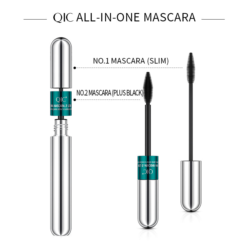 2-in-1 Lash Extensions Mascara ✨ Curl Lock Technology 💯 24H No Panda Eyes! 💥 Primer + Mega Volume 🌙 From Flat to FANATIC in 10s! #SmudgeProofMascara #LashHack ➕ #VolumeMascara | #LashPrimer | #MakeupHack
