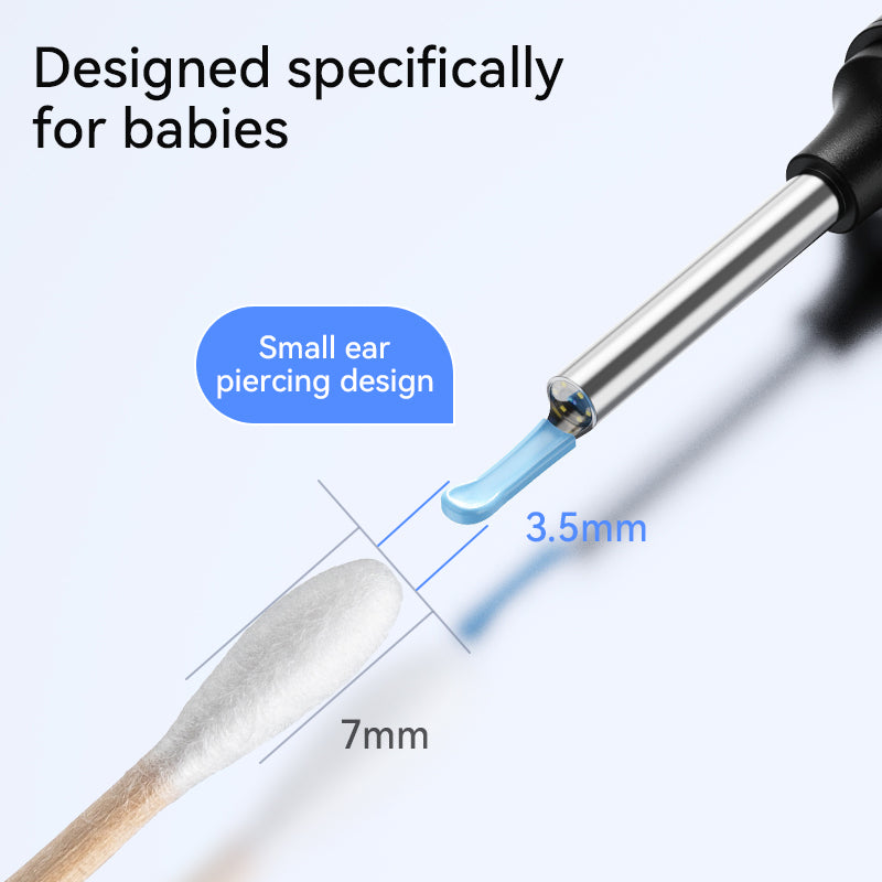 Pro-Grade Ear Cleaner with 1080P Camera ✨ Real-Time Ear Wax Removal for iPhone/Android 💡 Surgery-Level Visibility + Kid-Safe Scoop 🌟 #EarHack #OddlySatisfying