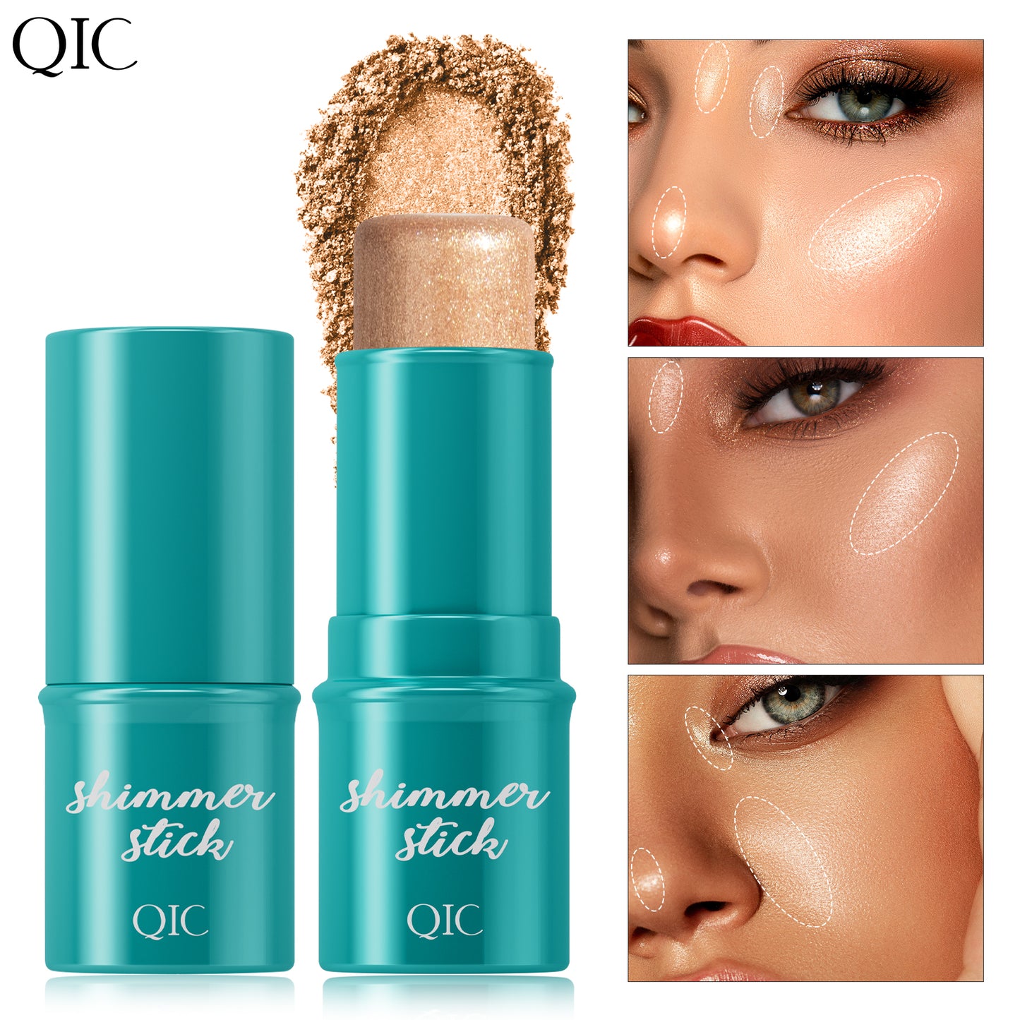 FACETUNE IN A STICK 💎 | 5-IN-1 MAGIC WAND: CARVE KARDASHIAN CHEEKBONES 👑 + LIGHT UP EYE-BAGS LIKE K-POP IDOLS ✨ | SWIPE-AND-GO NOSE JOB HACK 🔥 #NoMakeupArtistNeeded