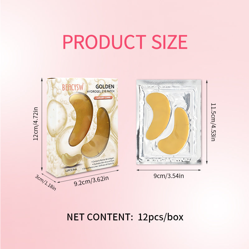 12-Pack Collagen Eye Mask ✨ Dark Circle Reduction & Overnight Hydration! 💎 Under Eye Patches for Fine Lines 🌟 Botox-Level #UnderEyeGlow #SkincareHack