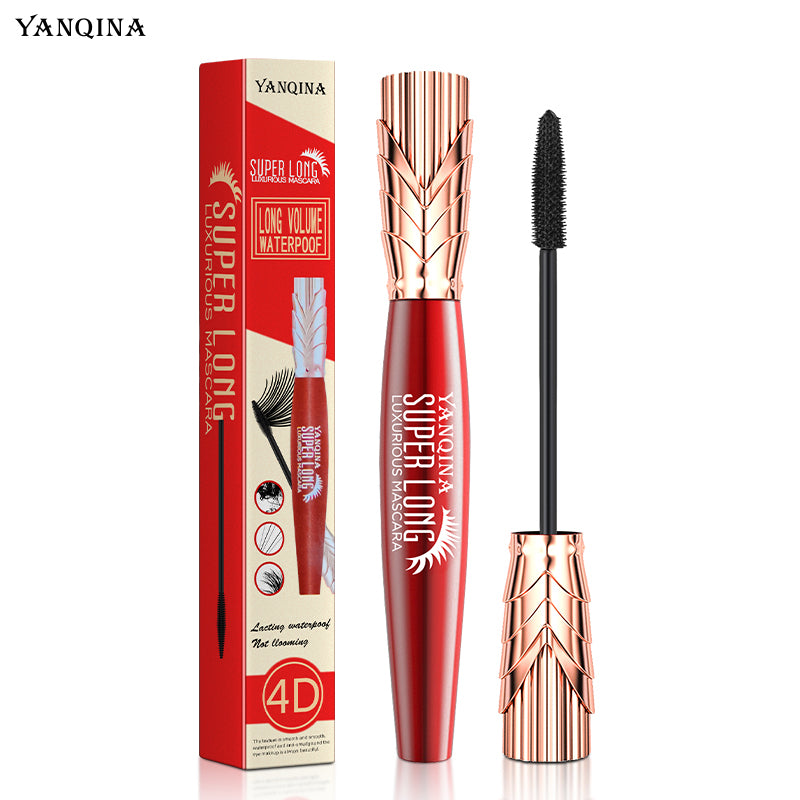 Crown 4D Lash Mascara ✨ 24H Waterproof & Clump-Free! 💦 Volumizing + Curling + Lengthening 🌟 Falsies-Level #LashGoals! #WaterproofMascara #LashHack