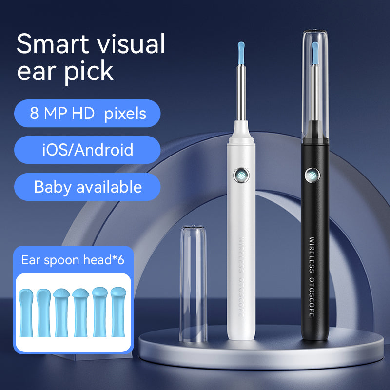 Pro-Grade Ear Cleaner with 1080P Camera ✨ Real-Time Ear Wax Removal for iPhone/Android 💡 Surgery-Level Visibility + Kid-Safe Scoop 🌟 #EarHack #OddlySatisfying