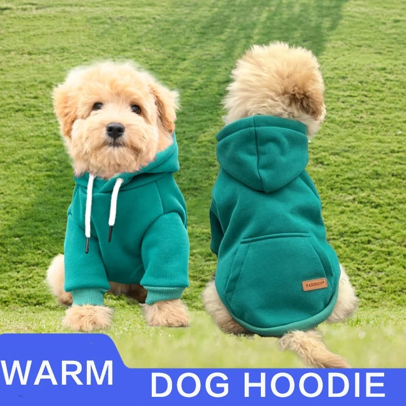 🔥 Bulldog & Husky Hoodie Pro! For Small/Medium Dogs⚡Outdoor Windproof Fleece🐾Chew-Resistant【Viral Pet Fashion】