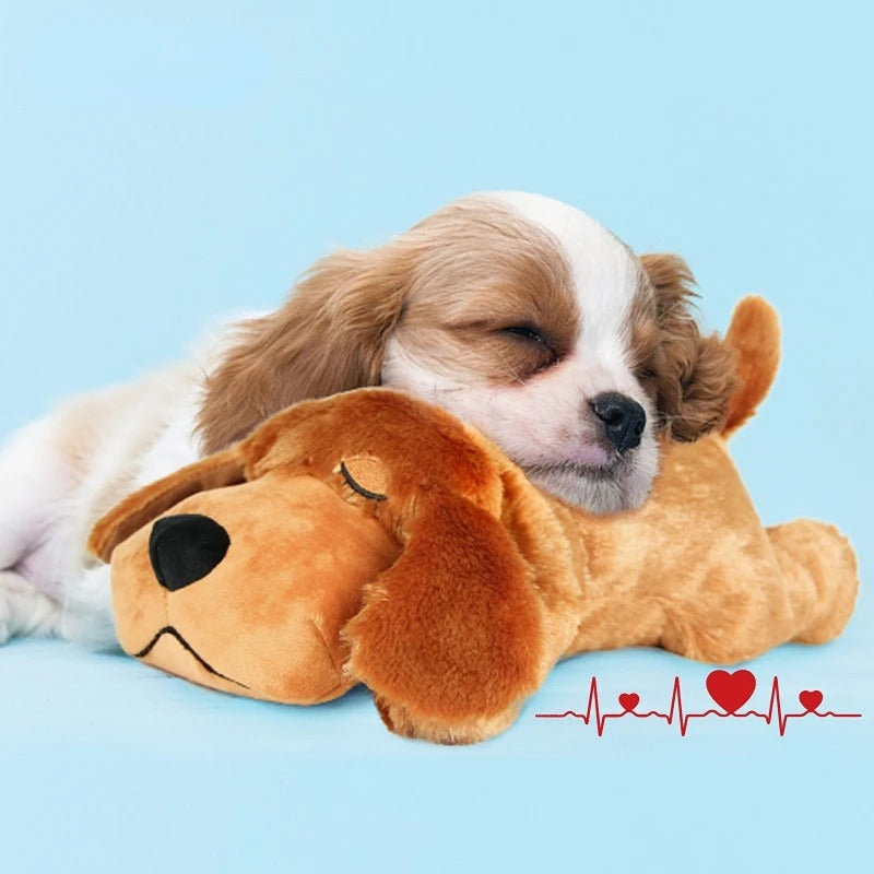 🔥 Heartbeat Anxiety Toy for Dogs! Realistic Biscuit Shape⚡Calming Tech with Behavioral Aid💤Vet-Approved【Top-Rated Pet Comfort】