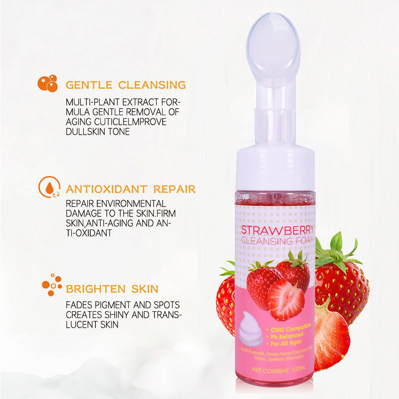 6-Pack Bubble Mousse Magic ✨ Amino Acid Cleanser + Built-In Brush Duo 💦 Pore Purge & Blackhead Detox in 60 Secs! 🔥 #SkincareHack #AcneControl