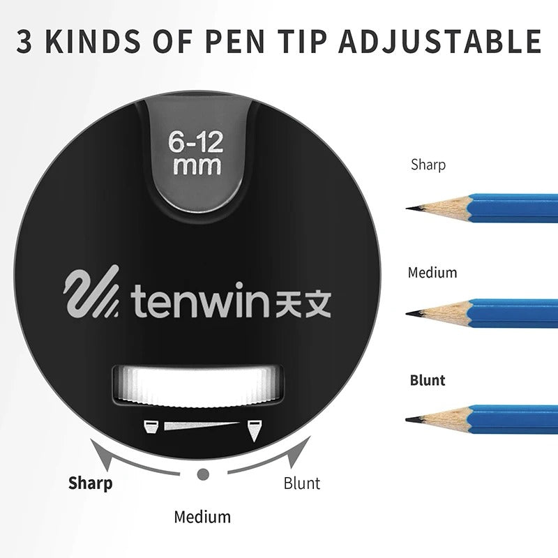 ✏️🔥 Auto-Stop Electric Sharpener for Colored Pencils | 3-Second Shave⚡Kids-Safe Design🌟【Art Class Hero】USB-Powered Mechanical Sharpener for School/Office/Home