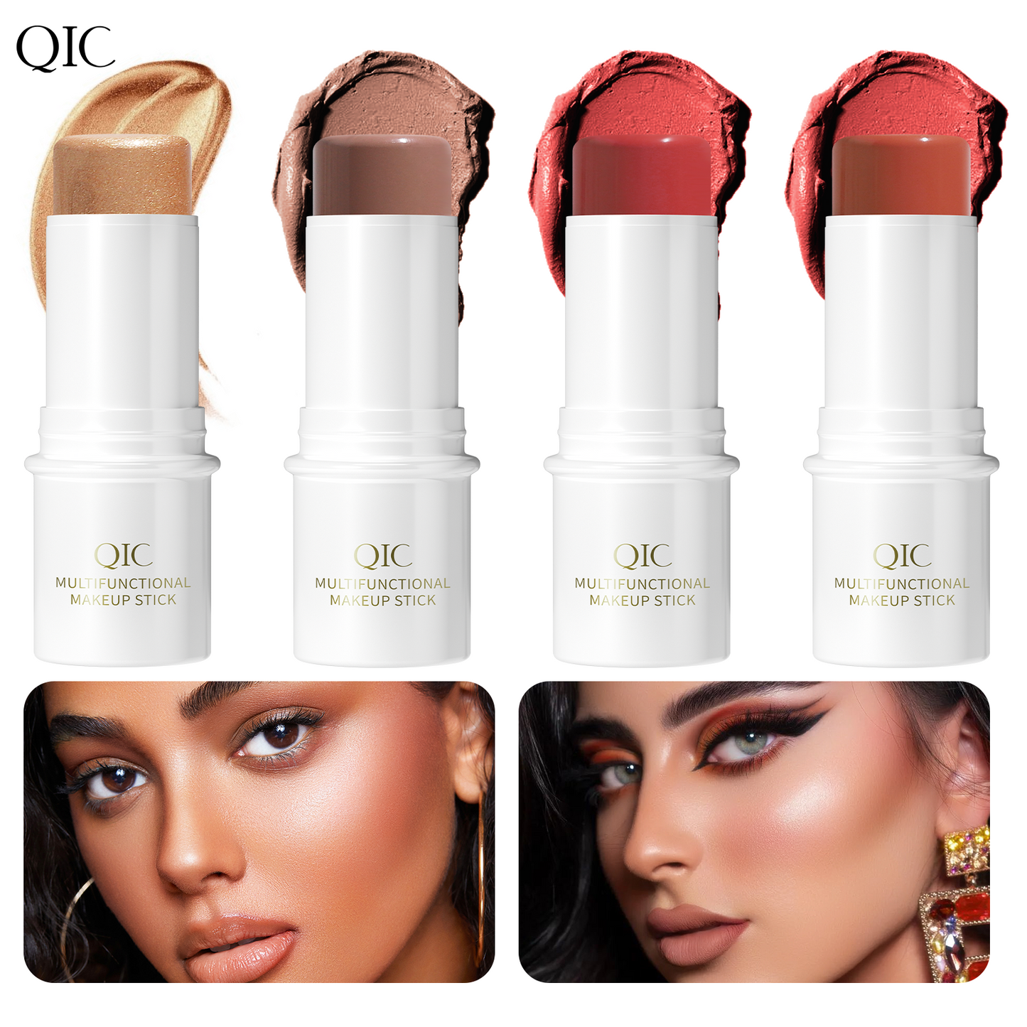 FACE SCULPTOR GOD MODE 🔥 | 5-IN-1 STICK: CONTOUR ZITS ➡️ CARVE CHEEKBONES ➡️ GLOW LIKE DISCO BALL 💎 | UNDER-EYE LIGHTNING ⚡ FOR #EGIRL AEGYO-SAL