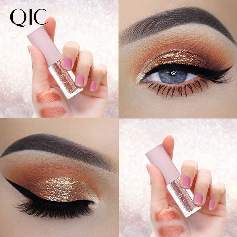 DISCO BALL EYES IN 1 SWIPE 💎 | 24HR STROBE LIQUID EYESHADOW THAT LASTS THROUGH TEARS 💦 + PARTY SWEAT 🎉 | FOOLPROOF GLOW FOR LAZY GIRL ERA ✨ #QiniCaiGlitch