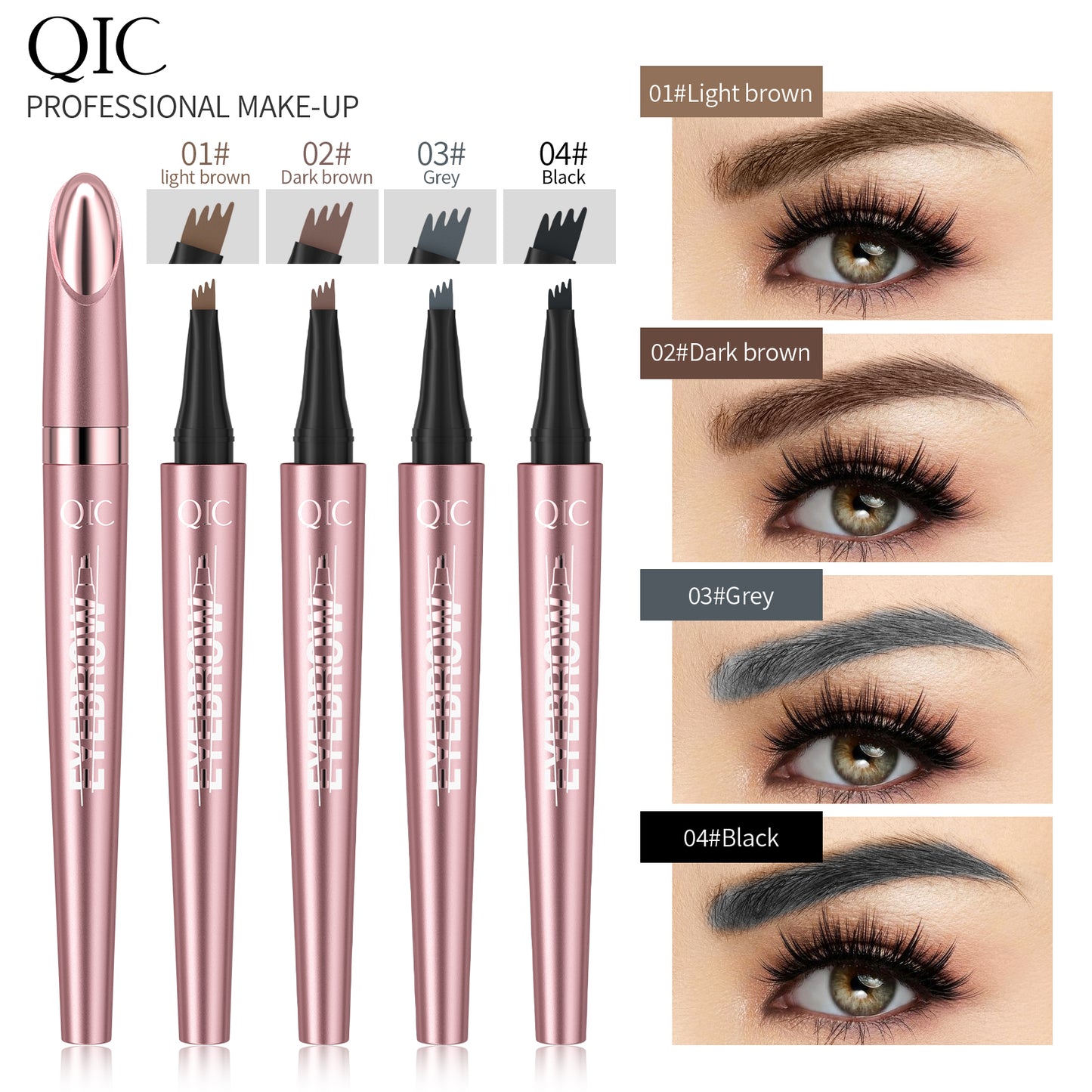 4-Prong Microblading Brow Pen ✨ 24H Gym-Proof🔥 Sweat-Resistant & No Smudge! 💯 Hair-Like Strands for WILD NATURAL Brows 🌟 #BrowHack Alert! ➕ #MicrobladingPen | #WaterproofBrows | #FeatherBrows