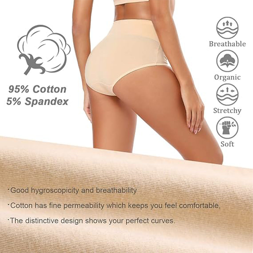 🔥Buttery Soft Everyday! High Waist Panties w/ Full Coverage✨ Seamless Cotton Underwear💫 No Dig In Waistband | TikTok’s Comfort Obsessed
