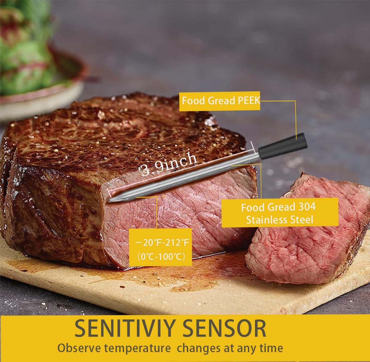 🔥Dual Probe Grill Beast💥 IP67 Waterproof & 1000°F Heatproof⚡ Bluetooth Smart Alerts🌪️ 10-in-1 BBQ/Oven/Smoker Kit | TikTok's #1 Meat Hero