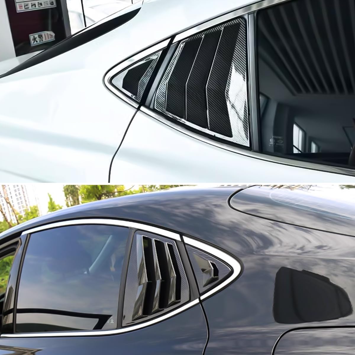 🔥🚗 Window Louvers for Toyota Camry 9th Gen 2025-2026 | Racing Style⚡ABS Sport Trim⚡【4PCS Full Kit】Front/Side Air Vent Scoop Covers - Sleek Exterior Upgrade (No-Drill 5Min Install)