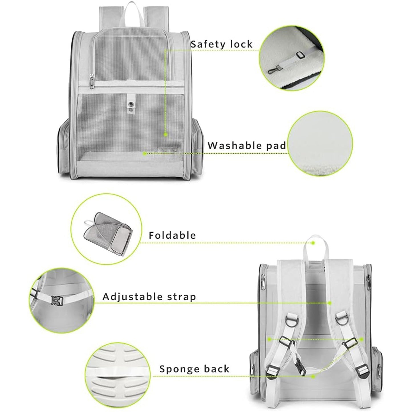 🔥 **#1 Bubble Pet Backpack!** Traveler-Designed Carrier⚡360° Airflow Windows🐾Comfy for Cats/Dogs【TikTok's Pet Travel Obsession】