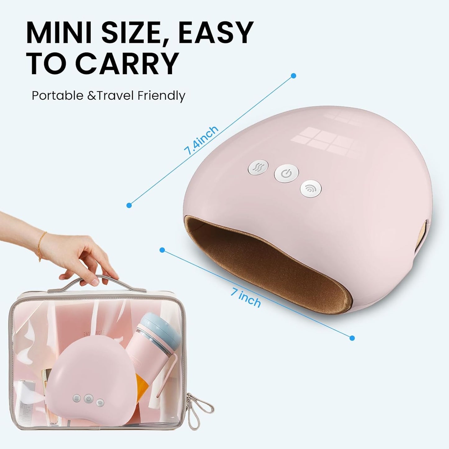 🔥3D Heat & Compression Hand Relief💆♀️ Rechargeable Pain Massager for Arthritis & Carpal Tunnel🎁 Office/Home Use + FREE Travel Case | TikTok Viral Self-Care Essential