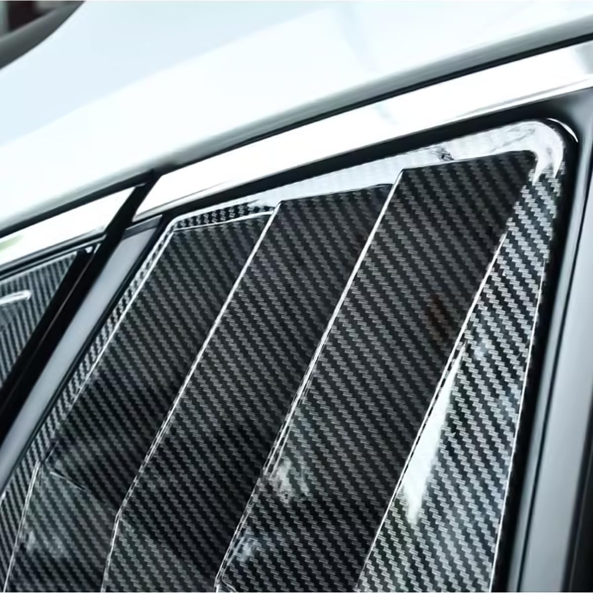 🔥🚗 Window Louvers for Toyota Camry 9th Gen 2025-2026 | Racing Style⚡ABS Sport Trim⚡【4PCS Full Kit】Front/Side Air Vent Scoop Covers - Sleek Exterior Upgrade (No-Drill 5Min Install)