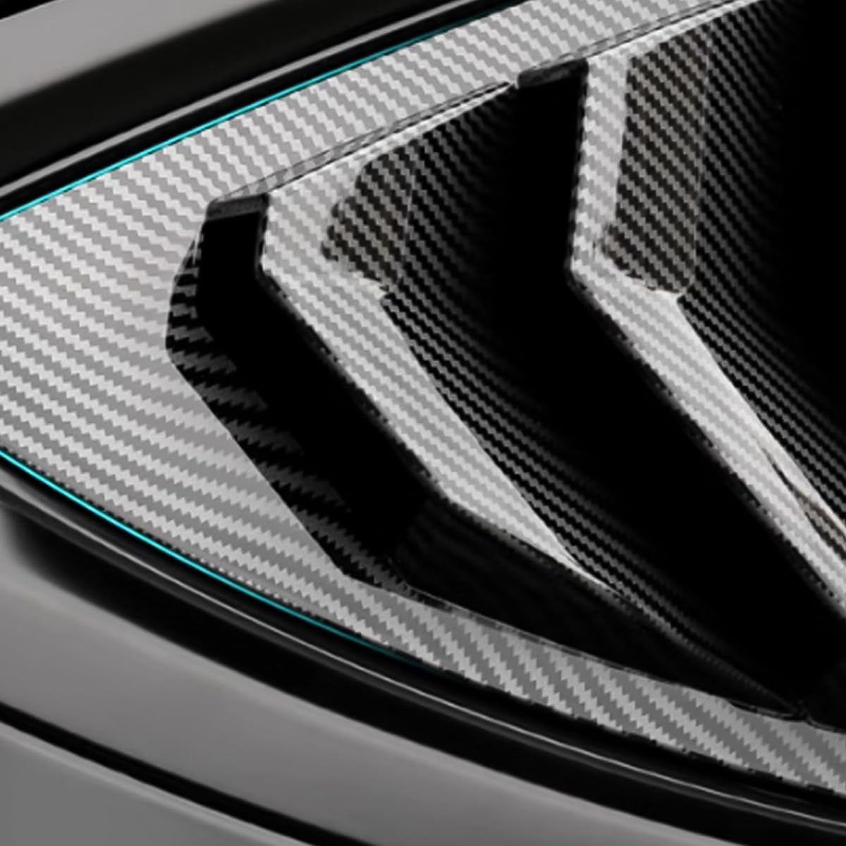 🔥🚗 Window Louvers for Toyota Camry 9th Gen 2025-2026 | Racing Style⚡ABS Sport Trim⚡【4PCS Full Kit】Front/Side Air Vent Scoop Covers - Sleek Exterior Upgrade (No-Drill 5Min Install)