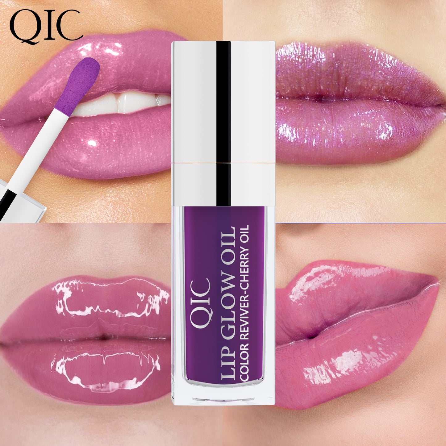 GlowTint Lip Oil ✨ Hydrating Plumping Treatment! 💋 24H Moisture Boost + Lip Line Smoothing 🌟 Glass-Like #JuicyLips #LipCareHack