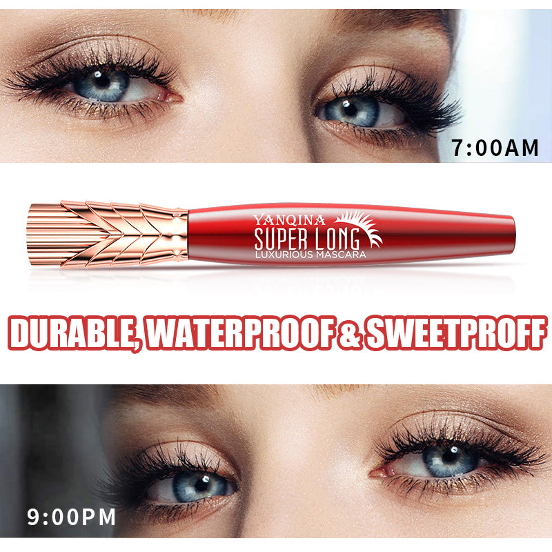 Crown 4D Lash Mascara ✨ 24H Waterproof & Clump-Free! 💦 Volumizing + Curling + Lengthening 🌟 Falsies-Level #LashGoals! #WaterproofMascara #LashHack