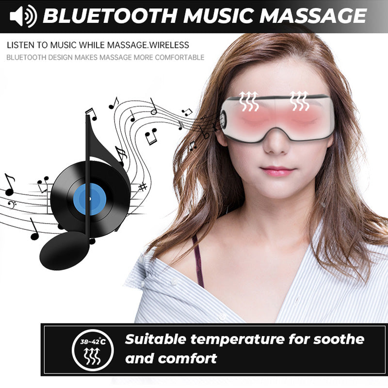 💆♂️Pro Eye Spa Massager🔥 Air Pressure + Heat Therapy + Bluetooth Music🎵 Smart Pain Relief & 180° Foldable Design | TikTok’s Top Eye Care Essential