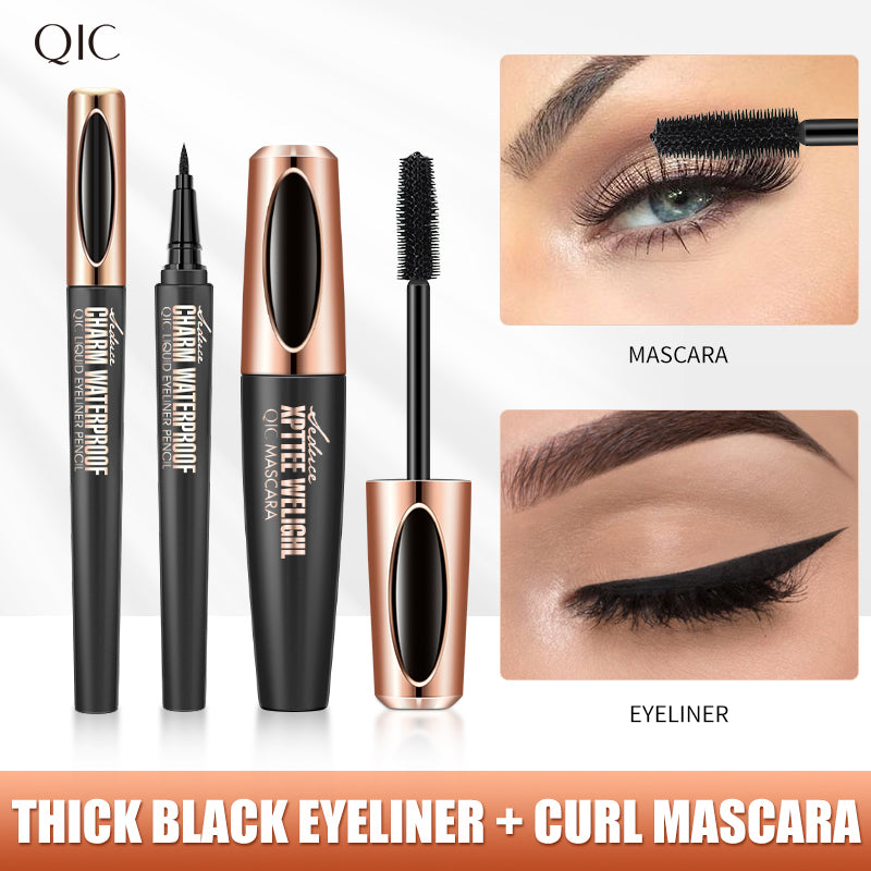 PowerFilm Lash Duo ✨ 24H Waterproof Mascara & Eyeliner Set! 💦 Clump-Free Volume + Sharp Winged Liner 🌟 Gym-Proof & Tear-Resistant! #LashDuo #WaterproofMakeup #SmudgeProofHack