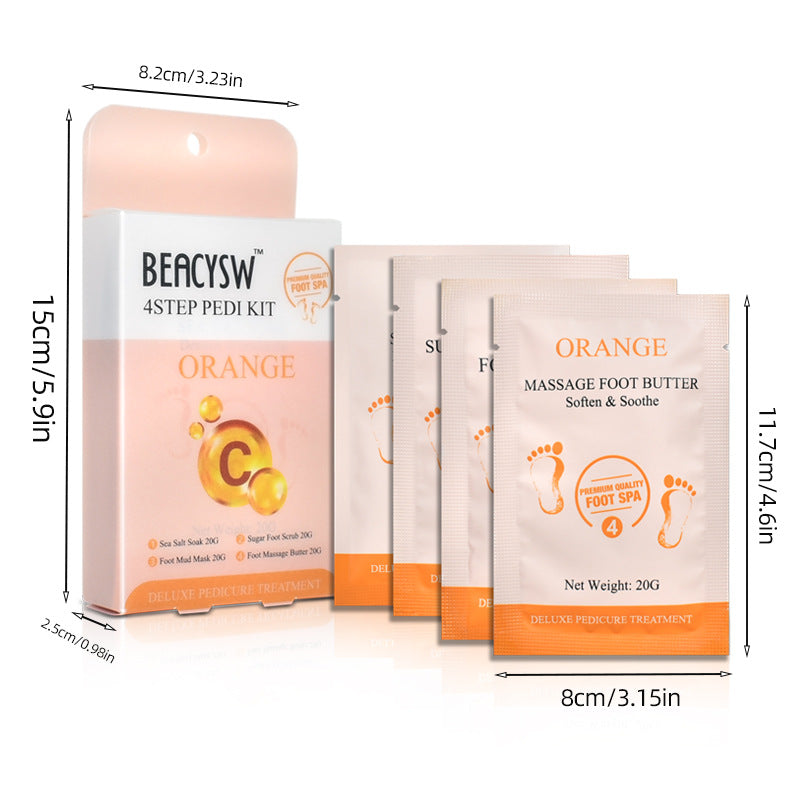 8-Pack Sugar Scrub Foot Care Set ✨ 8 Exotic Scents + 4-Step Spa Routine 💦 Cracked Heel Repair & Odor Elimination 🌟 Ultimate #SelfCareSunday Kit!