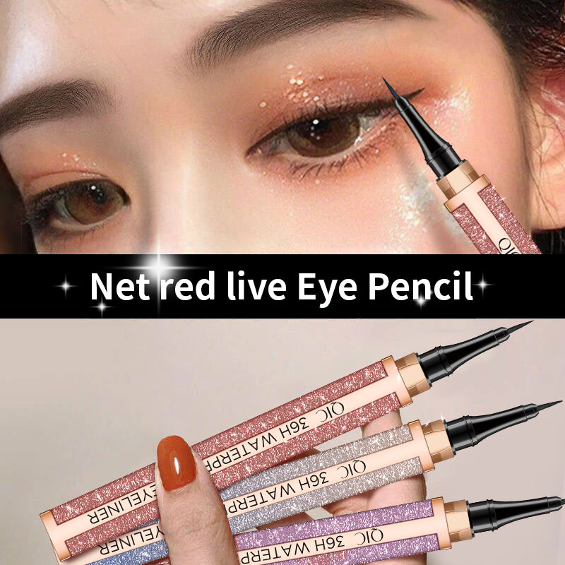Galaxy Waterproof Eyeliner Pen - 36H Smudge-Proof✨ Quick Dry Liquid Liner🔥 Vivid Color Lasting Makeup 🌟 #WaterproofEyeliner #LongLastingMakeup #TikTokBeauty