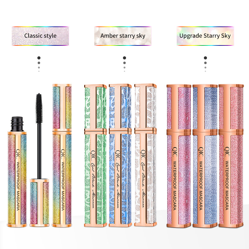 Galaxy Volumizing Mascara ✨ 24H Waterproof & Sweatproof! 💥 Clump-Free Curl Lift 🌙 Zero Smudge Even Ugly Crying! #WaterproofMascara #LashHack #StarryLashes