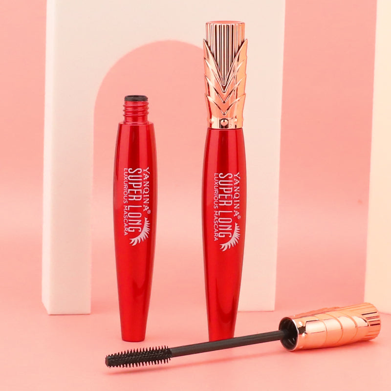 Crown 4D Lash Mascara ✨ 24H Waterproof & Clump-Free! 💦 Volumizing + Curling + Lengthening 🌟 Falsies-Level #LashGoals! #WaterproofMascara #LashHack