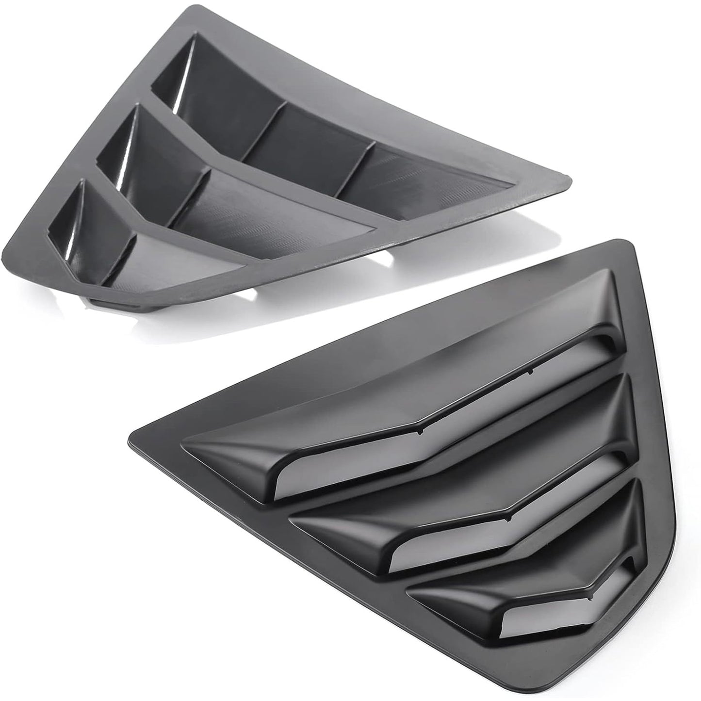 🔥🚗 Rear Window Louvers for Toyota Camry 2018-2024 | 2PC Sporty Set⚡ABS Air Vent Covers⚡【Side Scoop Kit】Exterior Trim Blinds & Shades - No-Drill 5-Min Install