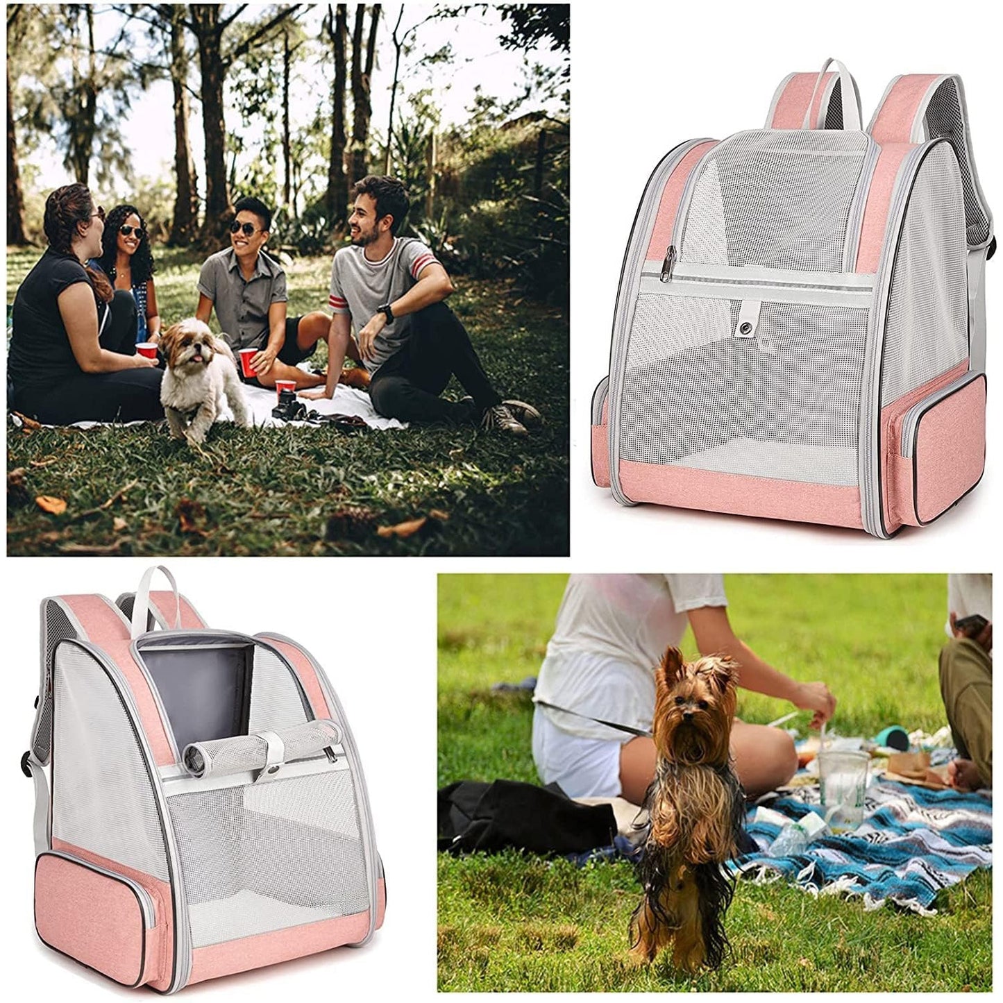 🔥 **#1 Bubble Pet Backpack!** Traveler-Designed Carrier⚡360° Airflow Windows🐾Comfy for Cats/Dogs【TikTok's Pet Travel Obsession】