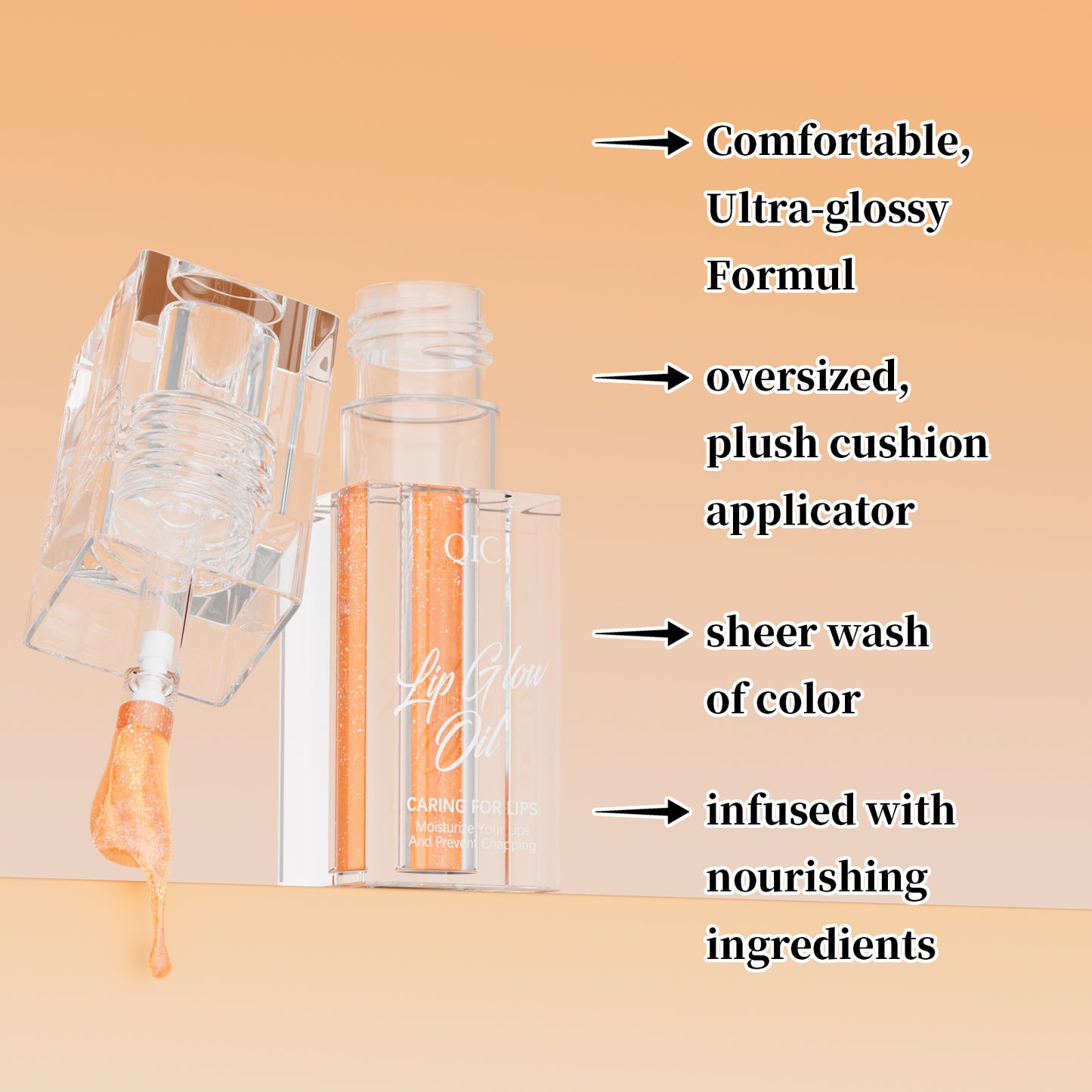 Mood-Boost Color-Changing Lip Oil ✨ 24H Hydration & Line Smoothing! 💋 Transfer-Proof + pH-Adaptive Glow 🌟 Glass-Like #JuicyLips #LipCareHack