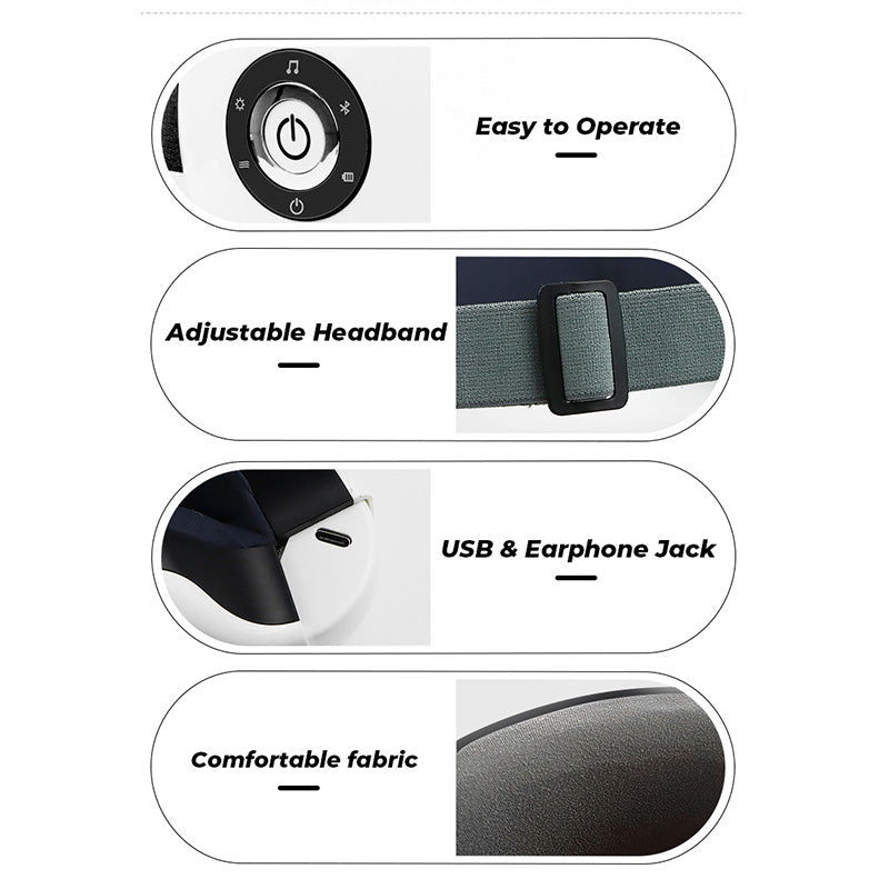 💆♂️Pro Eye Spa Massager🔥 Air Pressure + Heat Therapy + Bluetooth Music🎵 Smart Pain Relief & 180° Foldable Design | TikTok’s Top Eye Care Essential