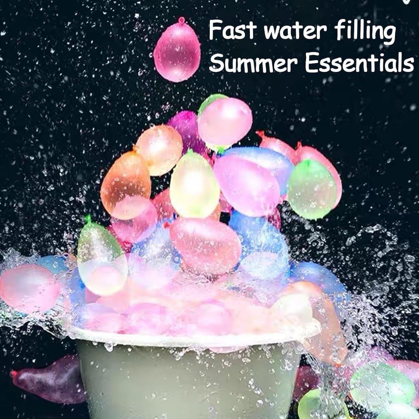 999-Pack Self-Sealing Water Balloons ✨ 5-Second Fill & Splash Magic 💦 Bulk Party Ammo for Epic Summer Battles 🔥 No-Tie Hassle, Max Explode Fun 🌟 #SummerFun #WaterBalloonHack