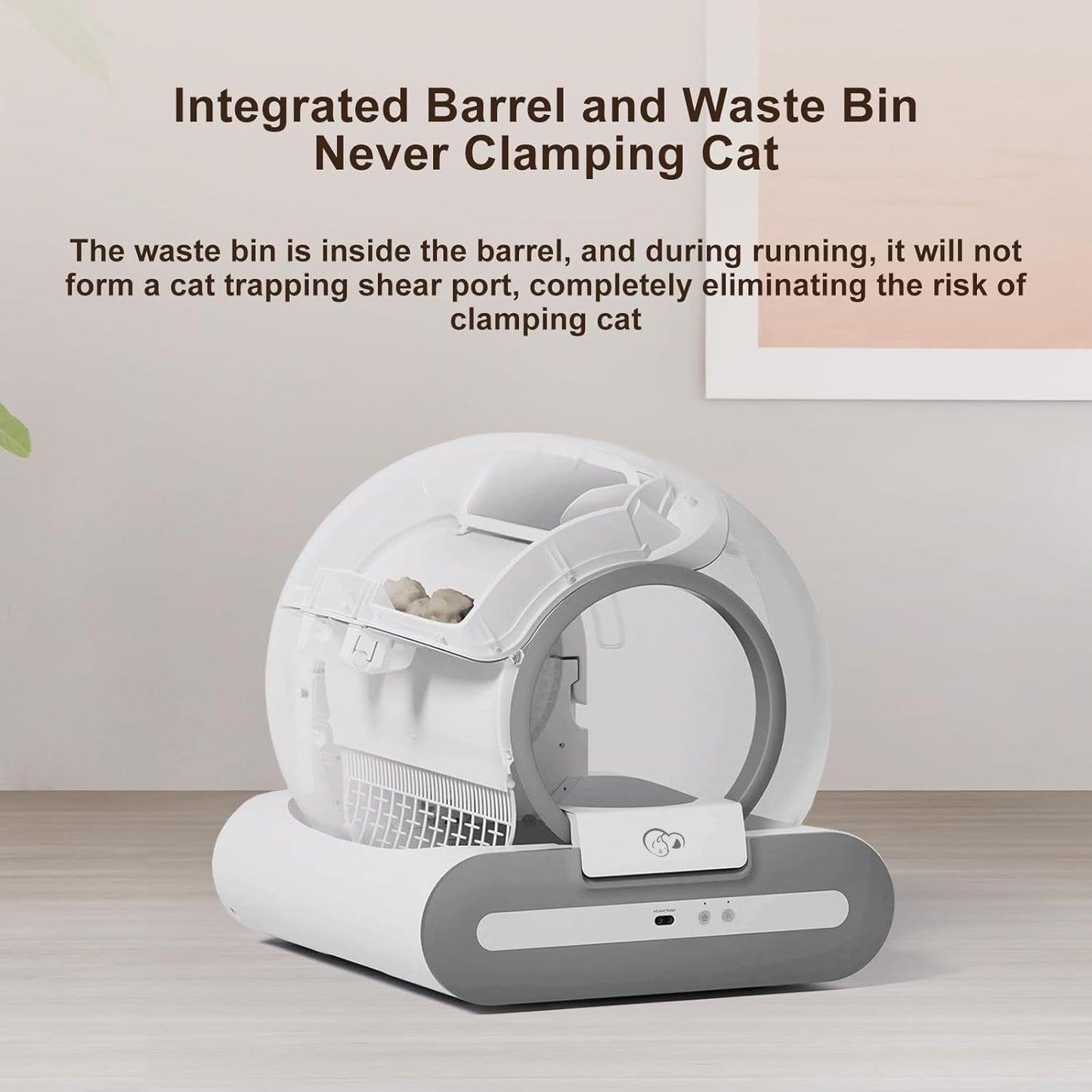 🚀Upgraded Self-Cleaning Cat Litter Box 65L XL Capacity📱APP Control Auto Scooper - TikTok's #1 Pet Tech! Odor-Free & Smart Safety Shield🛡️ Cat Litter Box for Multi-Cat Homes🐾